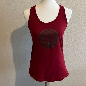 Red Pure Barre racer back tank